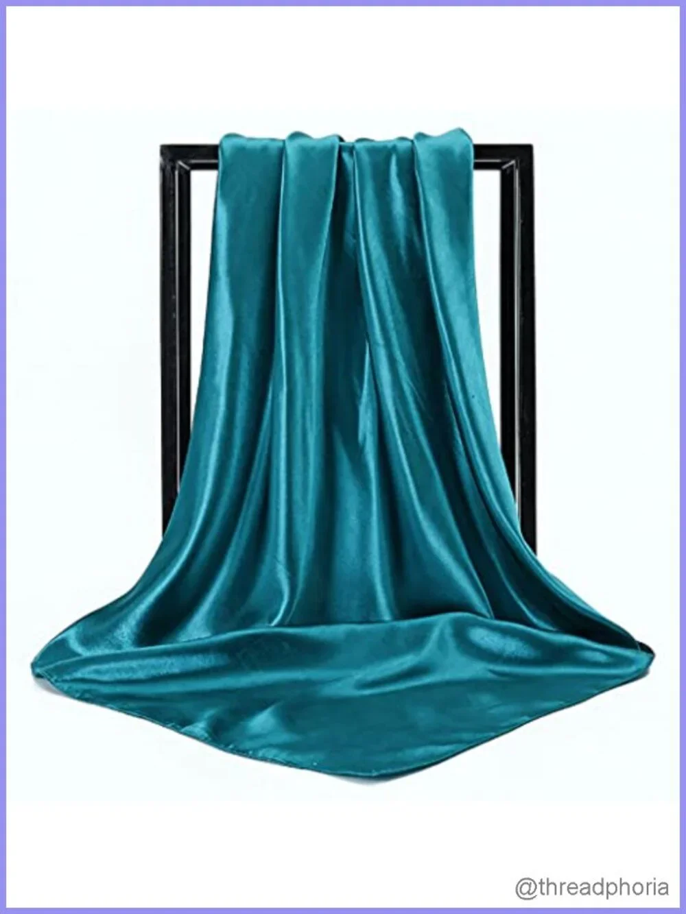 Satin Head Scarf Large Square 35x35 in for Hair Wrapping, Sleep, Beach, Hijab